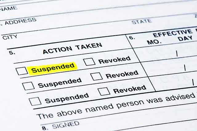 License Suspension for DUI Charges in GA